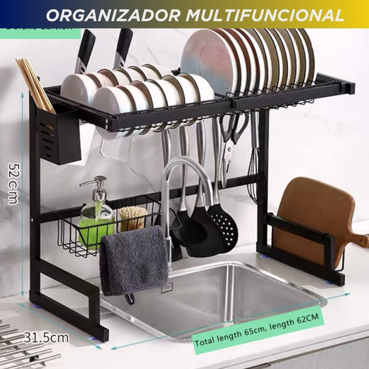Escurridor de platos Importado💧FAST CLEAN🚰 (Ahorrador práctico de espacio)