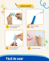 KIT Tapete infinito de dibujo 🖌 MAGIC WATER 💦 (Pinta con agua libre de manchas)