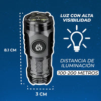 Linterna de Bolsillo 💡 LIGHT PROMAX ⚡️ (Ilumina a larga distancia y portátil)