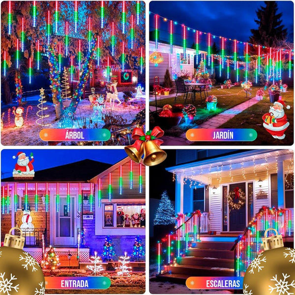 Guirnalda 262 Luces Digitales Navideñas 🎄 LEDMax 🎇 (Efecto meteoro 3 metros)