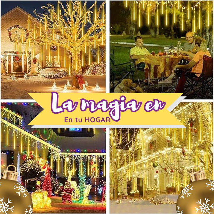 Guirnalda 262 Luces Digitales Navideñas 🎄 LEDMax 🎇 (Efecto meteoro 3 metros)