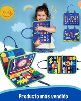 KIT: Libro Sensorial entrenamiento 🧠 EXPLOR MONTESSORI 🔎 (+30 Actividades de aprendizaje rápido)