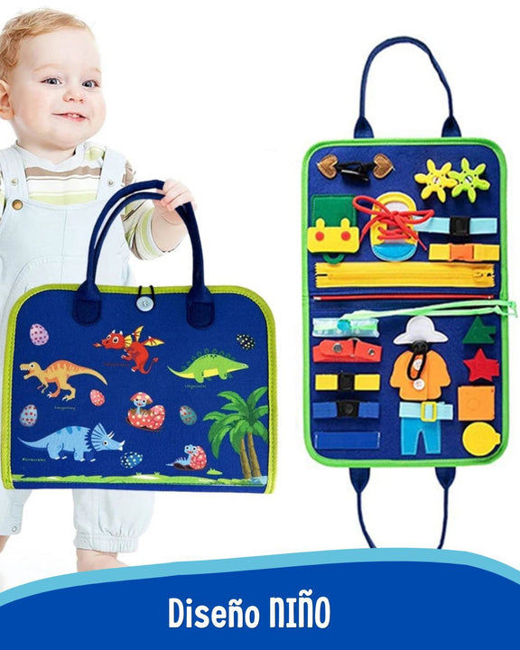 KIT: Libro Sensorial entrenamiento 🧠 EXPLOR MONTESSORI 🔎 (+30 Actividades de aprendizaje rápido)