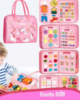 KIT: Libro Sensorial entrenamiento 🧠 EXPLOR MONTESSORI 🔎 (+30 Actividades de aprendizaje rápido)