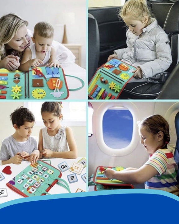 KIT: Libro Sensorial entrenamiento 🧠 MAGIC MONTESSORI 🔎 (+30 Actividades de aprendizaje rápido)