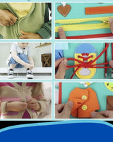 KIT: Libro Sensorial entrenamiento 🧠 MAGIC MONTESSORI 🔎 (+30 Actividades de aprendizaje rápido)