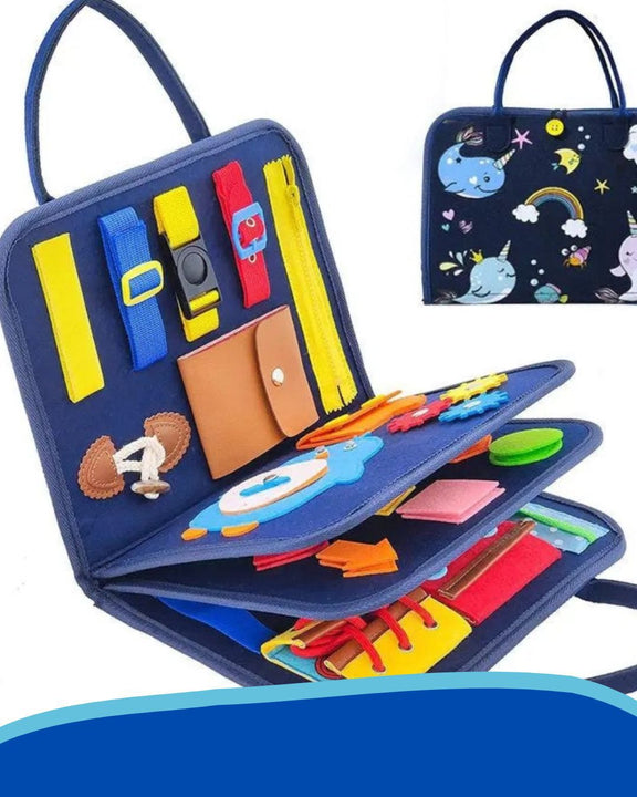 KIT: Libro Sensorial entrenamiento 🧠 EXPLOR MONTESSORI 🔎 (+30 Actividades de aprendizaje rápido)