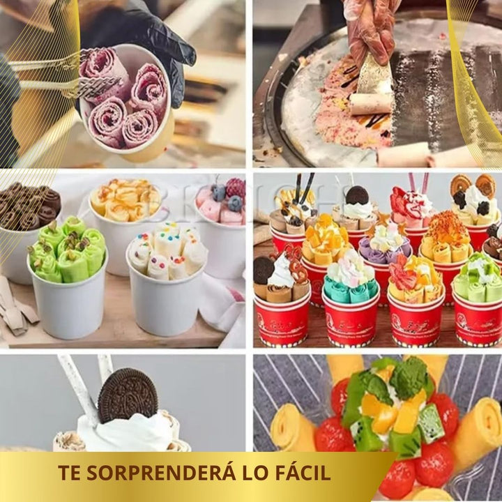 Máquina para Helados Instantáneos 🍨 ICE ROLL🤩 ( En segundos)