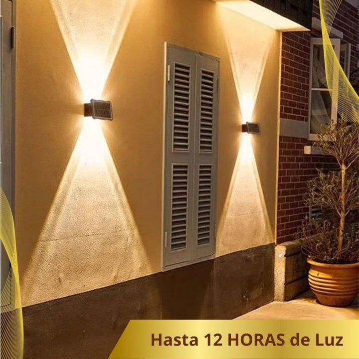 Lámpara Solar Automatica de Pared  ✨ LUXURY®️⚡ (Panel solar de alta carga )