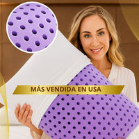 Almohada Inteligente aromaterapia ✨ PURPLEMemory 😴 (Duérmete en 5 minutos / Garantía 5 Años)