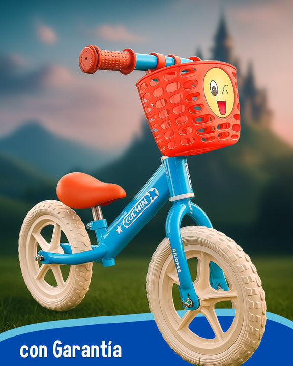 Bicicleta profesional de impulso🚲 BMKids 👦🏼👧🏼 ( Incluye canasta y accesorios de Lujo)