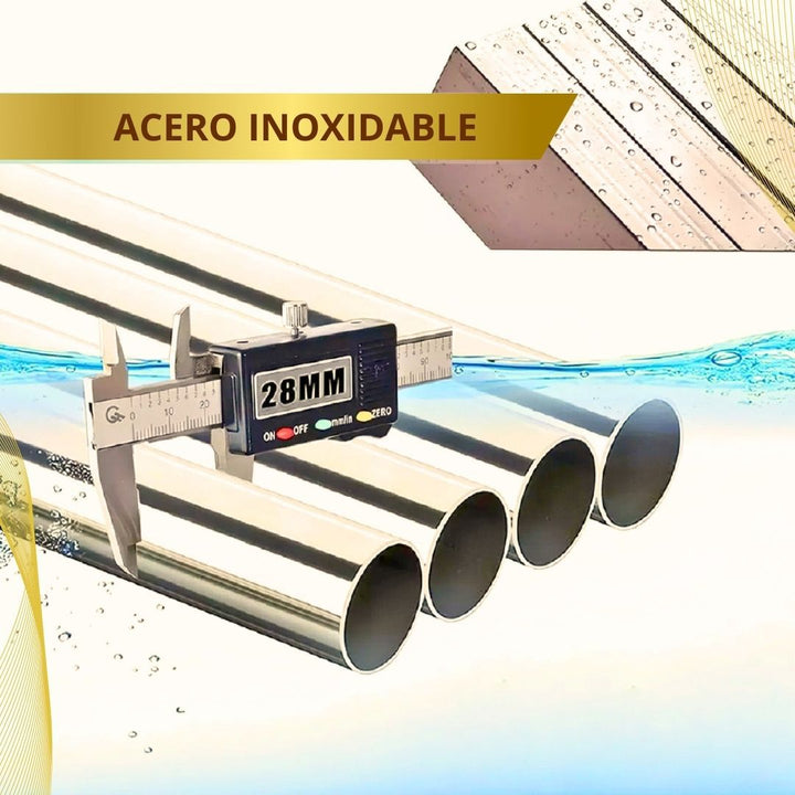 Tendedero Retráctil  y plegable en acero💥 XXL 💫 ( Extiende hasta 2,30 mts y resiste 150 kg)
