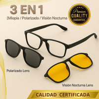 Gafas magnéticas Importadas 3EN1 🕶 Titanium MAX😎 ( Paga 3 LLEVA 6 Lentes filtro UV )