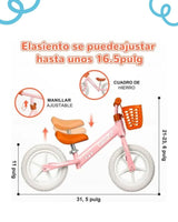Bicicleta profesional de impulso🚲 BMKids 👦🏼👧🏼 ( Incluye accesorios de Lujo)