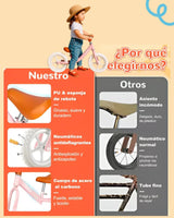Bicicleta profesional de impulso🚲 BMKids 👦🏼👧🏼 ( Incluye accesorios de Lujo)