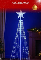 IMPORTADO: Arbol de Luces Inteligente🎄 SMART XXL✨ ( 1,80 mts INCLUYE: Estrella + Luces IA + Base)