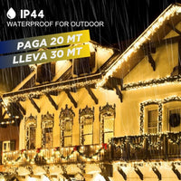 Luces Navideñas resistentes al aqua ✨ MAGIC DELUXE 🎄(Con efecto Flash 💥MEGA OFERTA)