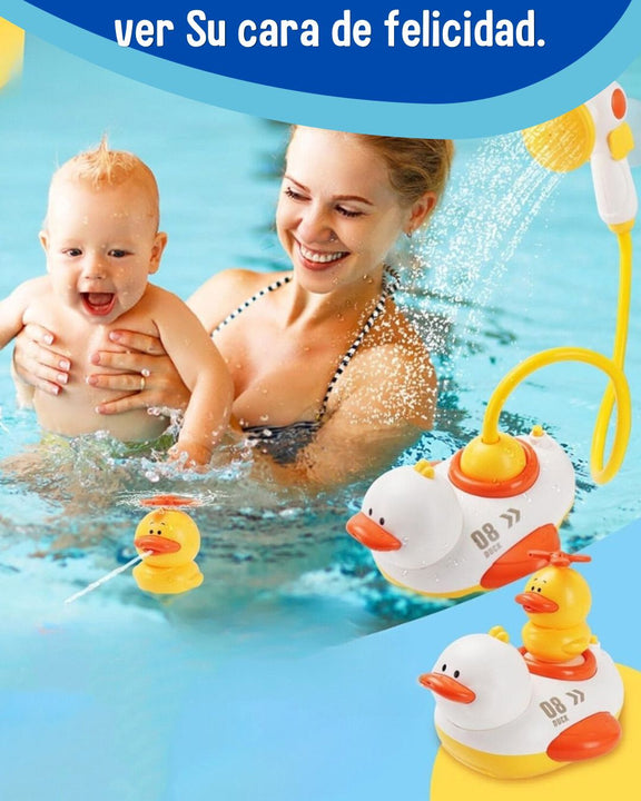 KIT Importado  bañera  patos 3en1 🐤 AQUA patos®️☀️ ( iNCLUYE Ducha +Experiencia acuática sensorial)