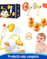 KIT Importado  bañera  patos 3en1 🐤 AQUA patos®️☀️ ( iNCLUYE Ducha +Experiencia acuática sensorial)