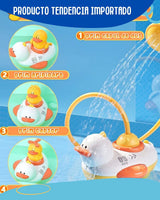 KIT Importado  bañera  patos 3en1 🐤 AQUA patos®️☀️ ( iNCLUYE Ducha +Experiencia acuática sensorial)