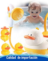 KIT Importado  bañera  patos 3en1 🐤 AQUA patos®️☀️ ( iNCLUYE Ducha +Experiencia acuática sensorial)