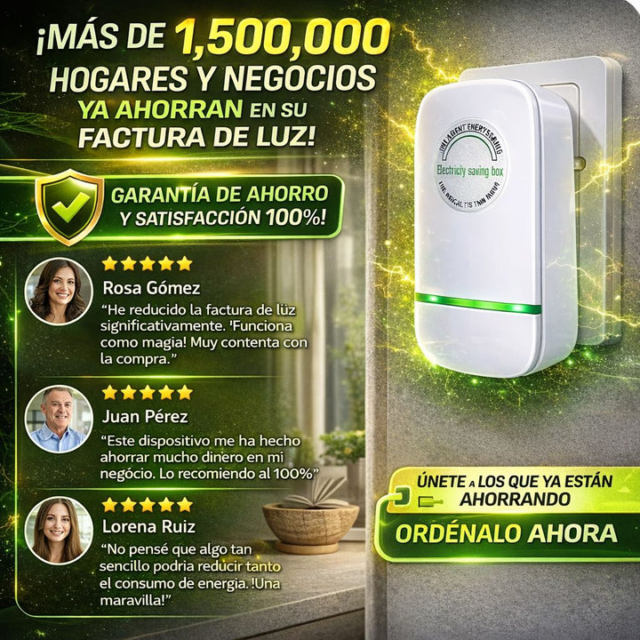 IMPORTADO Ahorrador de Energía⚡️ REDUX Max 🤩 ( GARANTIA 50% de Ahorro factura Luz )