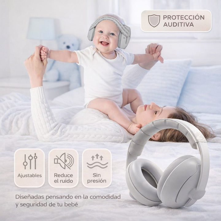 Audífonos aisladores ruido  🎧 PROTEC Baby™️👶  (Protege 100% del ruido de los 0 a 36 meses)