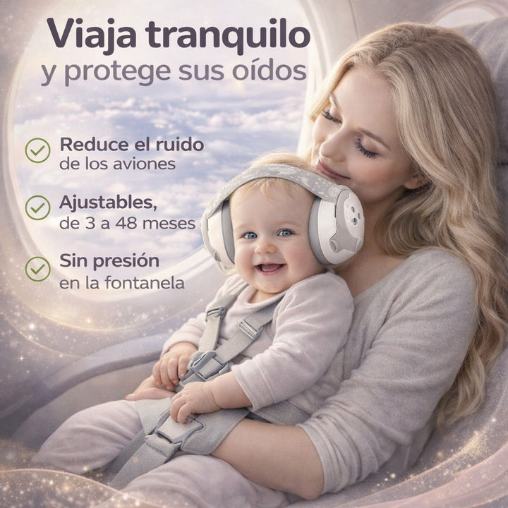 Audífonos aisladores ruido  🎧 PROTEC Baby™️👶  (Protege 100% del ruido de los 0 a 36 meses)