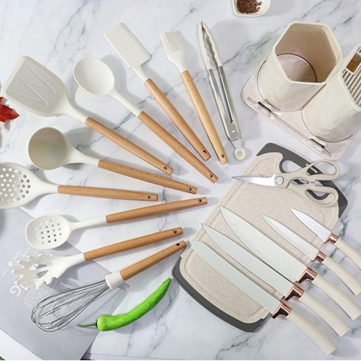 Set Importado de Utensilios de cocina ✨ DELUXE COOK 🥄 (PAGA 12 Piezas LLEVA 19)