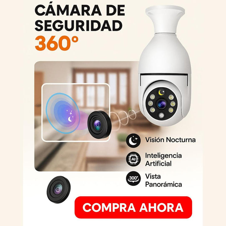 Cámara Panorámica 360º 📹 SECURITY PRO IA 📲 (Inteligencia Artificial conVisión Panorámica)