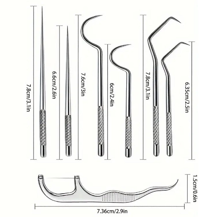 Kit De Limpieza Dental 7 piezas 🦷 ULTRA SMILE 😁 (Práctico y discreto)