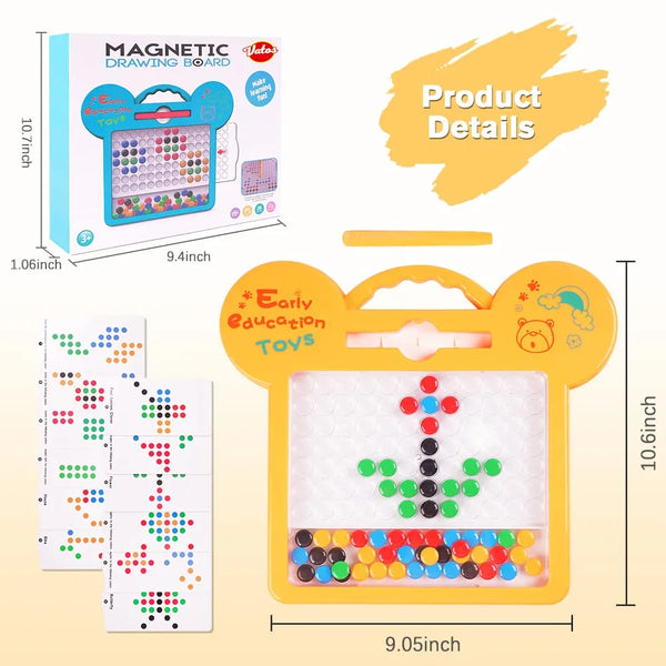 Tablero de Dibujo Montessori 🧲MAGNETICPRO 🤩( Estimula su creatividad)