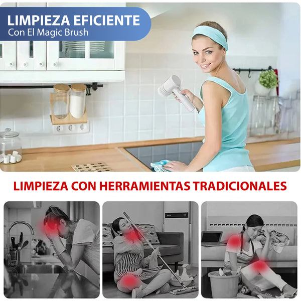 Robotina inalámbrica 3 en 1 💦 POWER CLEAN 🌪 (Limpieza profunda y fácil de usar)