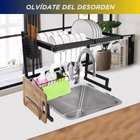 Escurridor de platos Importado💧FAST CLEAN🚰 (Ahorrador práctico de espacio)