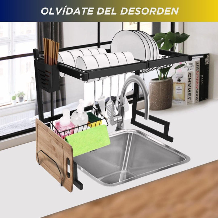 Escurridor de platos Importado💧FAST CLEAN🚰 (Ahorrador práctico de espacio)