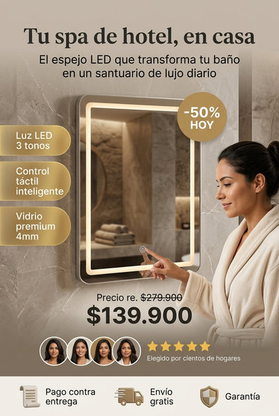 Espejo Inteligente LUXURY LED