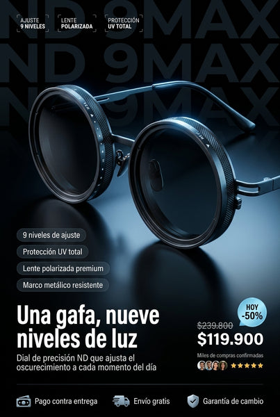 Gafas de Sol Polarizadas ND 9Max