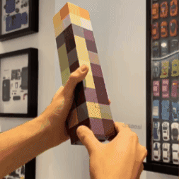 Lámpara De Antorcha 🎮 MINE BLOCKS 💡 (Estilo Gamer fácil de instalar) – castitienda.com