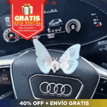 Set x3 Mariposas aromatizantes 🦋 LUXURY REALISTIC 💎 (Fragancia infinita a lavanda)