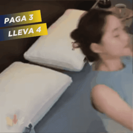 Set Almohadas Siliconadas 🌙 CONFORT RELAX 🛌 (PAGA 2 LLEVA 4)