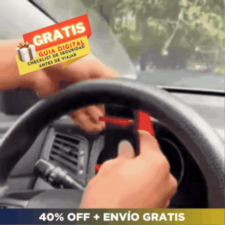 Soporte de celular para volante 📲 POWER HOLDER 🚘 (Ajuste y estabilidad perfecta)