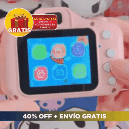 Cámara Digital 📸 MAGIC KIDSPRO 🌟 (Recargable y Resistente)