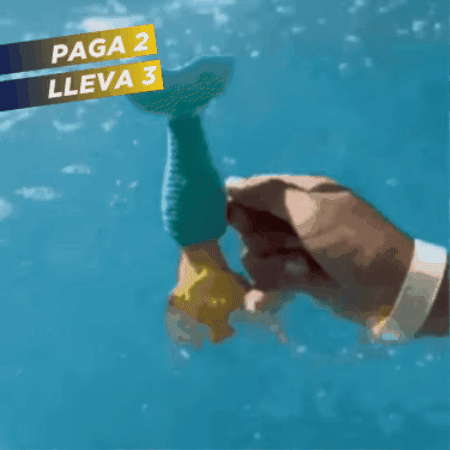 Sirena Nadadora con Movimiento 🧜‍♀️ AQUA MAGIC ✨ (PAGA 2 LLEVA 3)