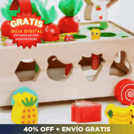 Juego importado  CULTIVO COSECHA 🥕 INTELLIGENT MONTESSORI  🧠 ( +30 piezas interactivas)