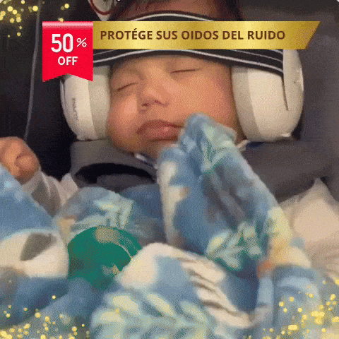 Audífonos aisladores ruido  🎧 PROTEC Baby™️👶  (Protege 100% del ruido de los 0 a 36 meses)