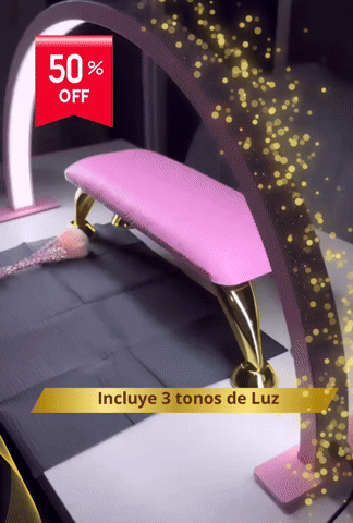 Lampara Led profesional media Luna ✨ MAGIC Kiut ✨ (Producto importado incluye 3 tonos de Luz)