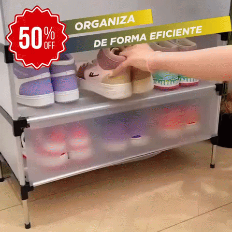 Mueble Zapatero 7 Niveles 👟 MEGA Pro 👠 (Capacidad hasta 21 zapatos)