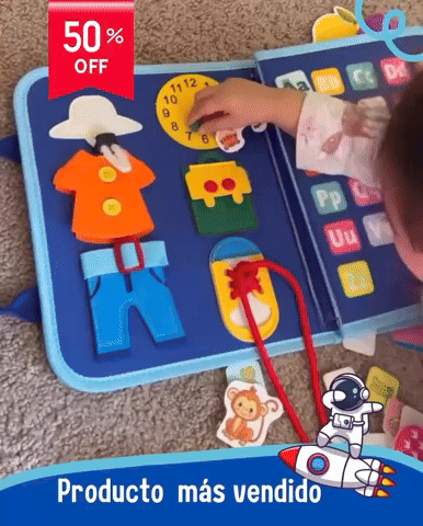 KIT: Libro Sensorial entrenamiento 🧠 EXPLOR MONTESSORI 🔎 (+30 Actividades de aprendizaje rápido)
