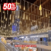 Guirnalda 262 Luces Digitales Navideñas 🎄 LEDMax 🎇 (Efecto meteoro 3 metros)