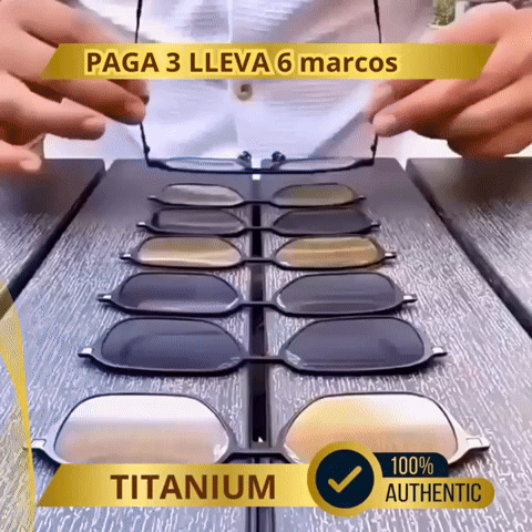 Gafas magnéticas Importadas 3EN1 🕶 Titanium MAX😎 ( Paga 3 LLEVA 6 Lentes filtro UV )